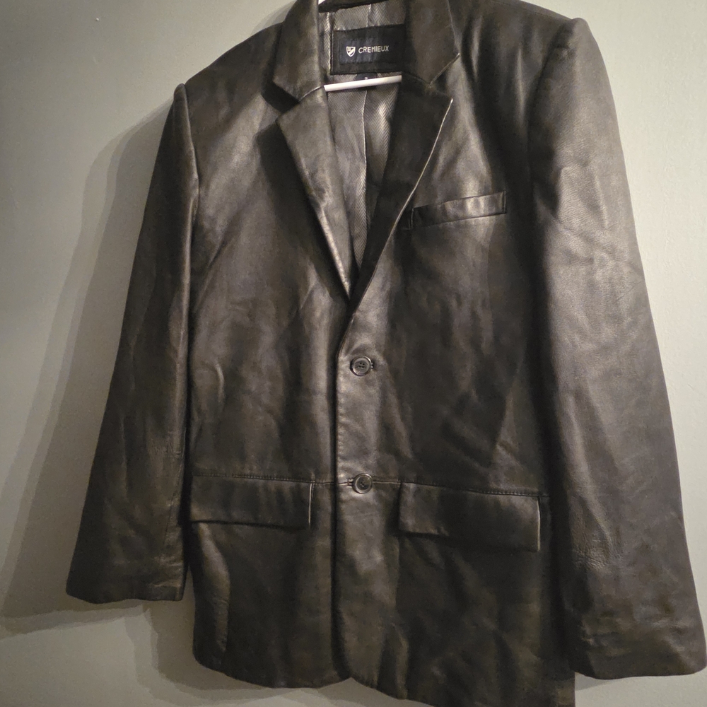 Daniel Cremieux Black Leather Jacket